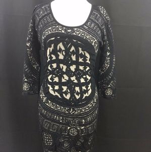 Desigual Abstract Print Dress Size M